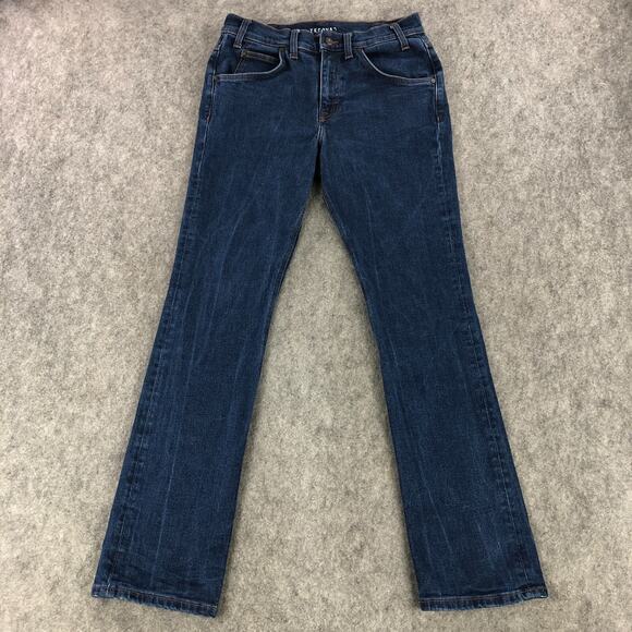 Tecovas Jeans Mens 32x32 Blue Standard Straight Rugged Mid Rise Cowboy Western